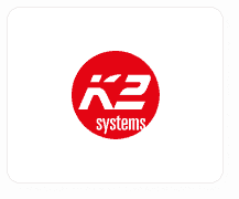 K2 Systems company logo.