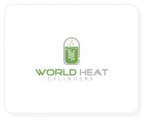 World Heat Cylinders company logo.